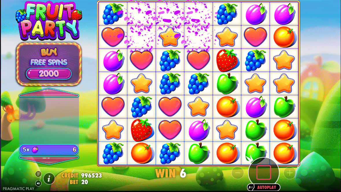 Fruit Party Pragmatic Play Juego en modo giros gratis