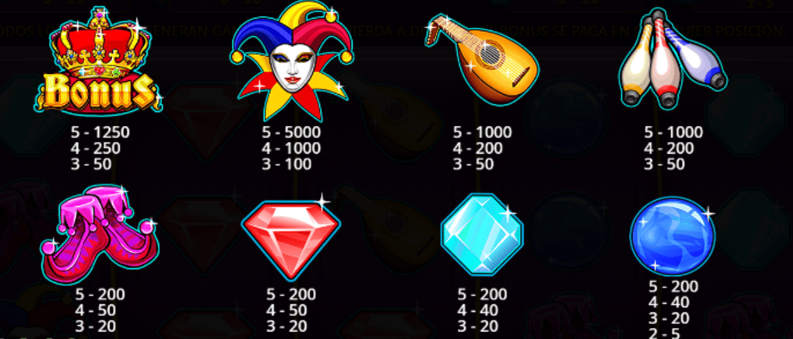 Joker Jewels Pragmatic Play Símbolos