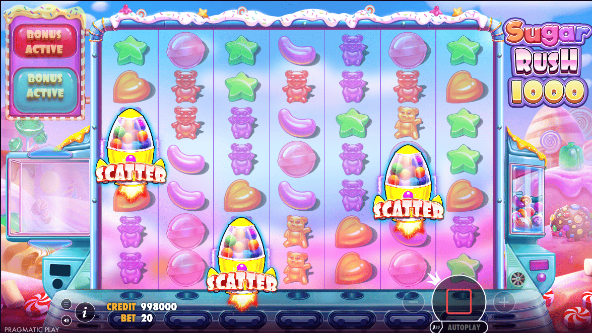Sugar Rush 1000 Pragmatic Play Demo con caramelos explosivos